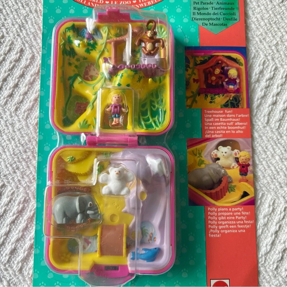 Polly Pocket Zoo World Vintage Compact